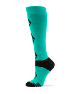 VOLCOM Women's Sherwood Snow Socks Vibrant Green Women's Snowboard Socks Volcom 