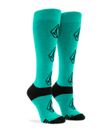 VOLCOM Women's Sherwood Snow Socks Vibrant Green Women's Snowboard Socks Volcom 