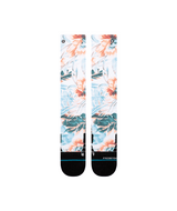 STANCE Kids Flowerful Snow Socks White Youth Snowboard Socks Stance 