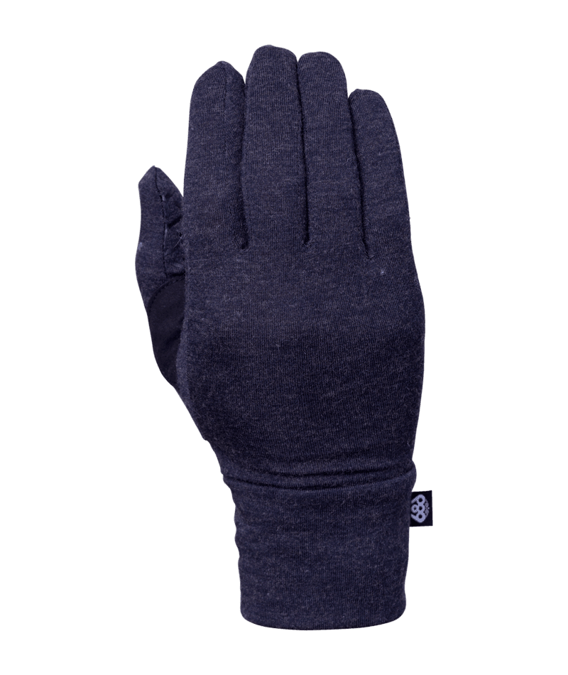 686 Merino Glove Liner Black Heather Men's Glove Liners 686 