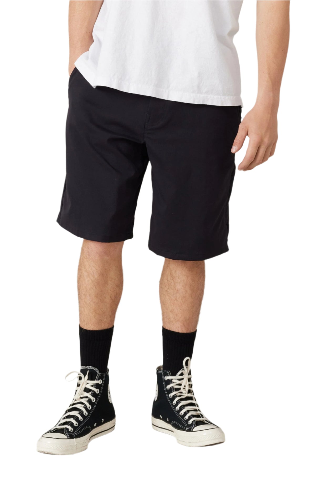 686 Everywhere Relaxed Fit Hybrid Shorts Black Men's Hybrid Shorts 686 
