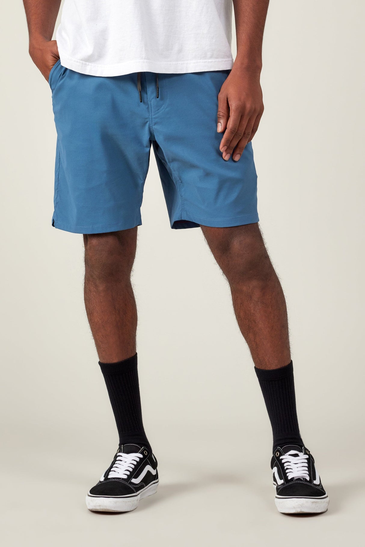686 Everywhere Featherlight Chino Shorts Flint Blue Men's Hybrid Shorts 686 