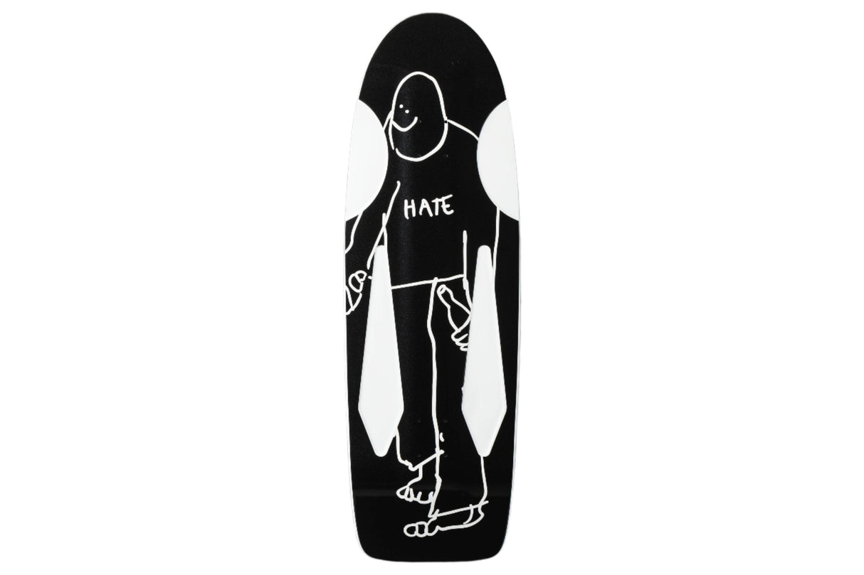 KROOKED Skateshop Day Beamer Hate 10.75 Black Skateboard Deck Skateboard Decks Krooked 