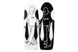 KROOKED Skateshop Day Beamer Love 10.75 White Skateboard Deck Skateboard Decks Krooked 