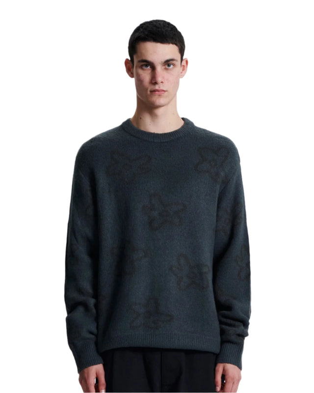 CRITICAL SLIDE Vanguard Crew Knit Black Men's Crewnecks The Critical Slide Society 