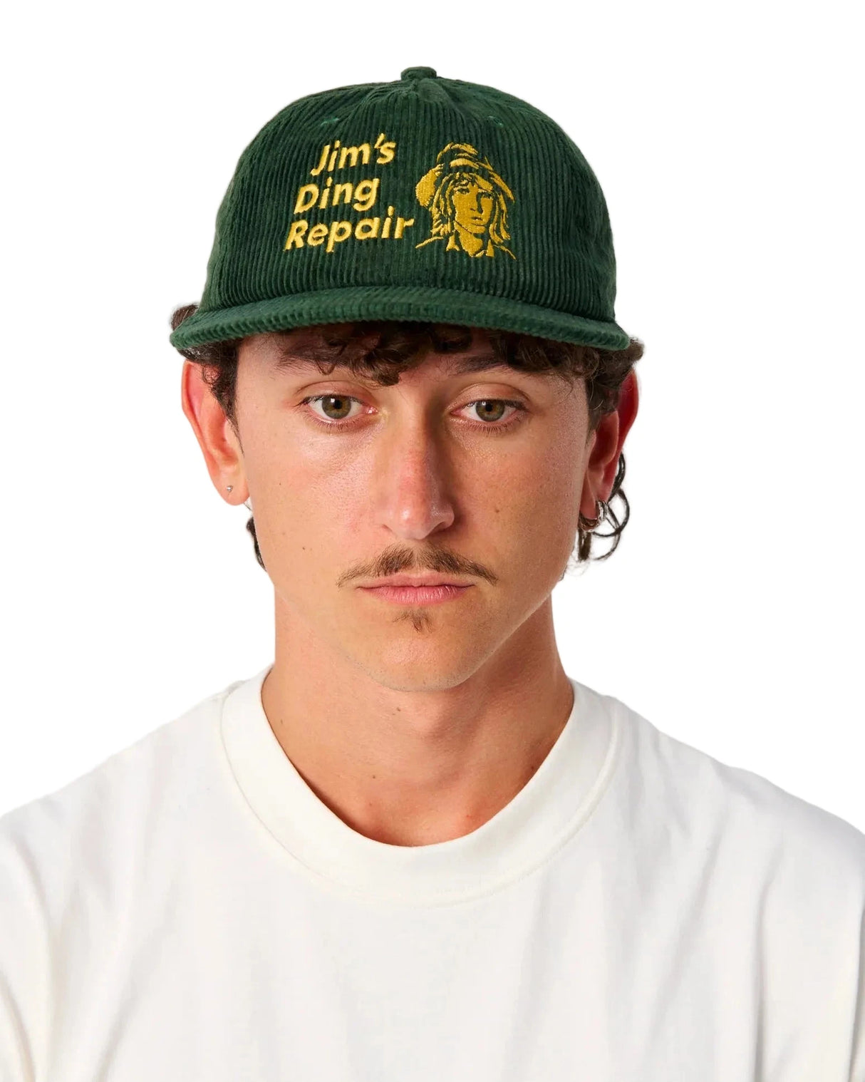 CRITICAL SLIDE Ding Repair Cord Cap Dusty Green Men's Hats The Critical Slide Society 