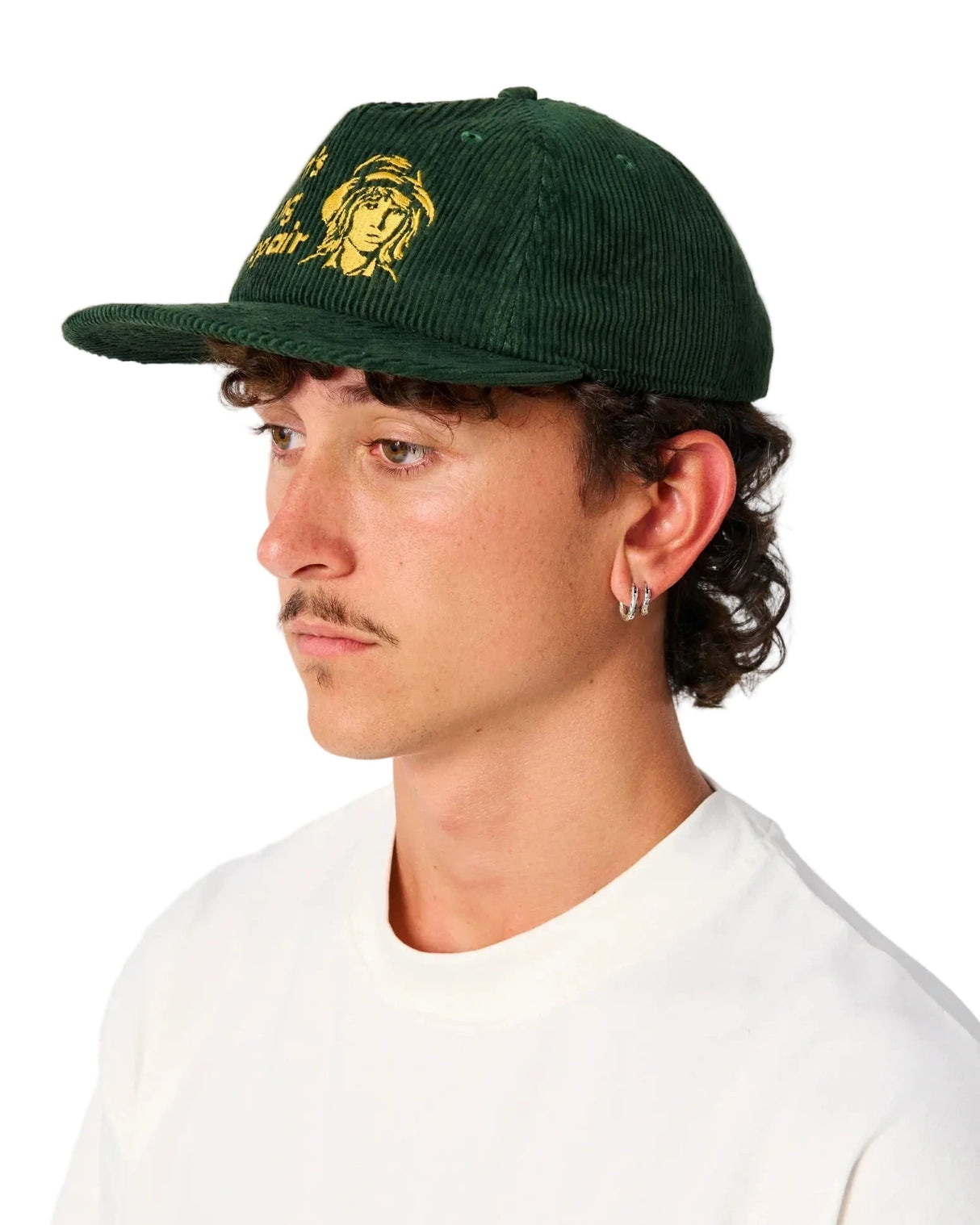 CRITICAL SLIDE Ding Repair Cord Cap Dusty Green Men's Hats The Critical Slide Society 