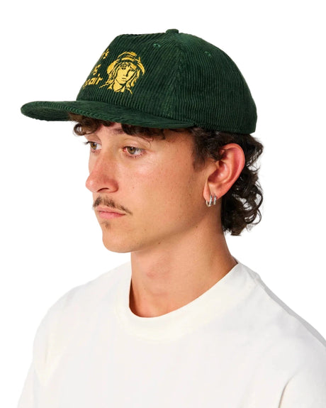 CRITICAL SLIDE Ding Repair Cord Cap Dusty Green Men's Hats The Critical Slide Society 