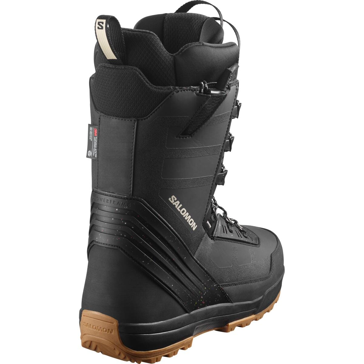 SALOMON Malamute Snowboard Boots Black/Black/Black 2024 Men's Snowboard Boots Salomon 