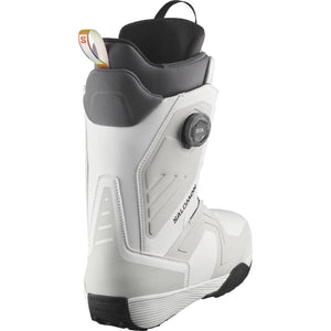 SALOMON Dialogue Dual BOA Snowboard Boots White/Grey Pinstripe/Black 2024 Men's Snowboard Boots Salomon 