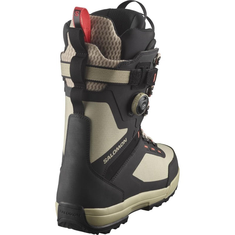 SALOMON Echo Lace SJ BOA Snowboard Boots Spray Green/Black/Hot Coral 2024 Men's Snowboard Boots Salomon 