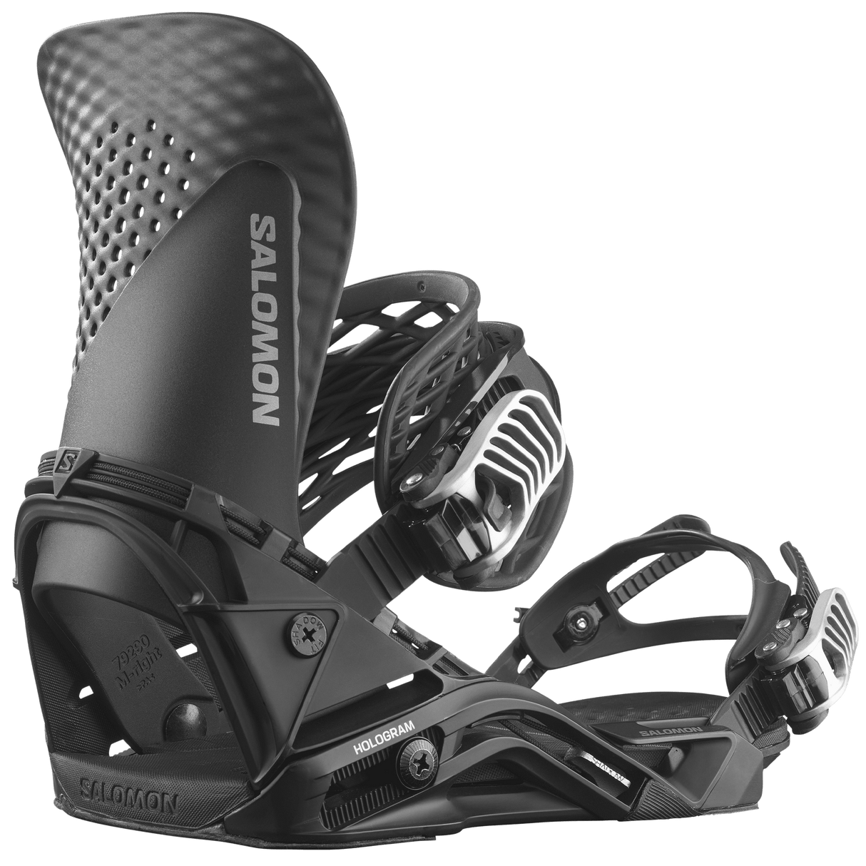 SALOMON Hologram Snowboard Bindings Black 2027 Men's Snowboard Bindings Salomon 