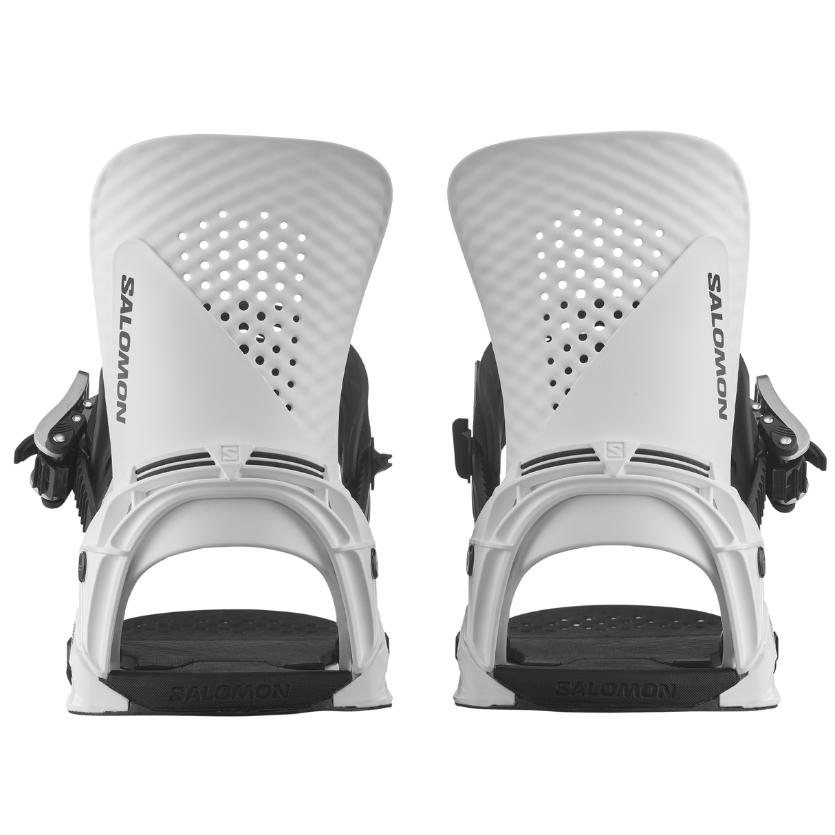 SALOMON Hologram Snowboard Bindings White 2025 Men's Snowboard Bindings Salomon 
