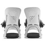 SALOMON Hologram Snowboard Bindings White 2025 Men's Snowboard Bindings Salomon 