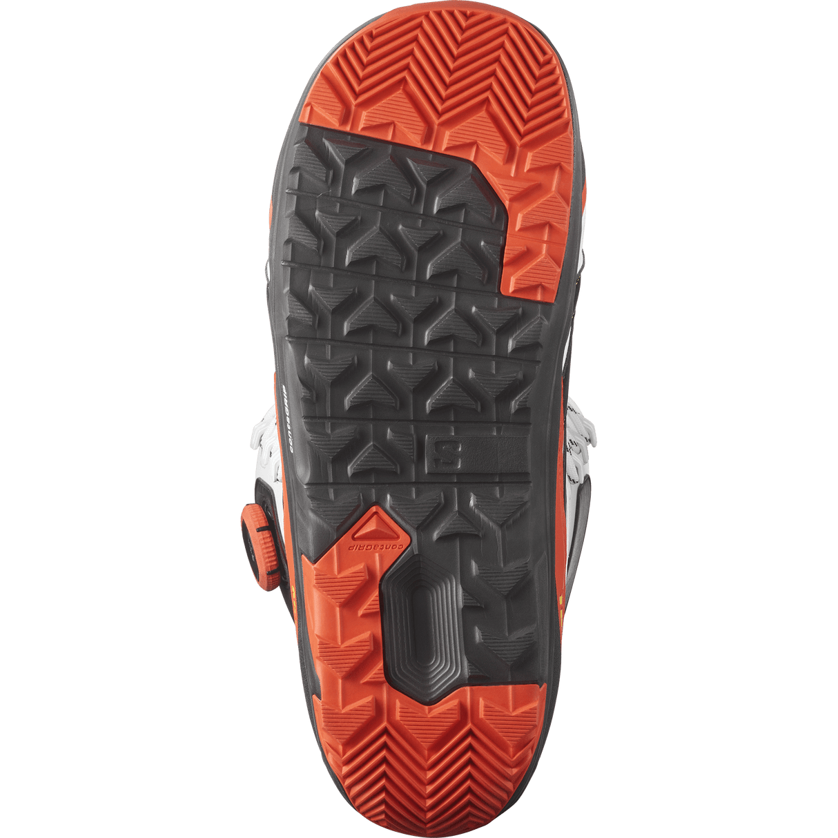 SALOMON X Approach Lace SJ BOA Torment Snowboard Boots White/Cherry Tomato/Black 2025 Men's Snowboard Boots Salomon 