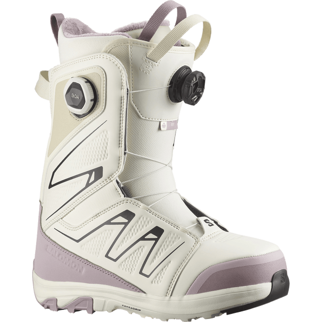 SALOMON Women's Ivy BOA SJ Snowboard Boots Icicle/Nirvana 2026 Women's Snowboard Boots Salomon 