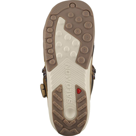 SALOMON Dialogue Lace SJ Snowboard Boots Otter/Black/Fiery Red 2026 Men's Snowboard Boots Salomon 