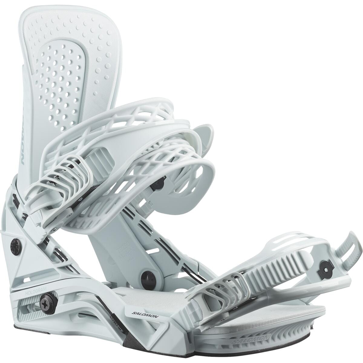SALOMON Women's Hologram Snowboard Bindings Ice Blue 2026 Women's Snowboard Bindings Salomon 