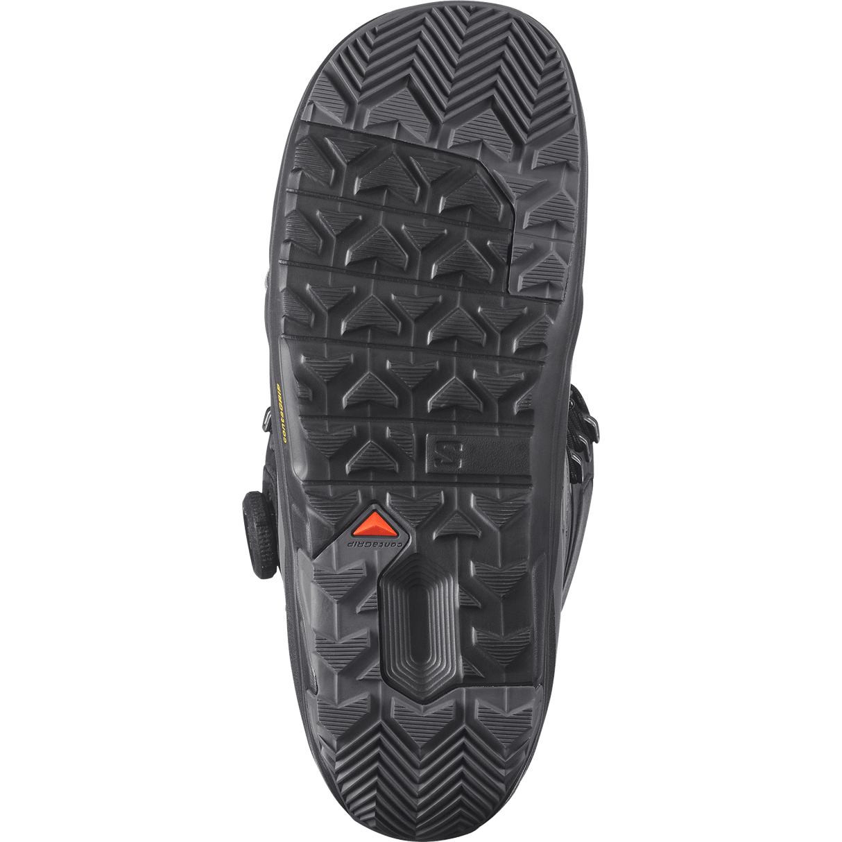 SALOMON X Approach Lace SJ BOA Snowboard Boots Black/Asphalt/Spicy Mustard 2027 Men's Snowboard Boots Salomon 