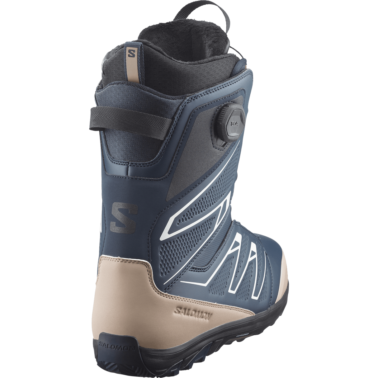 SALOMON Launch BOA SJ Snowboard Boots Blue Nights/Safari/White 2027 Men's Snowboard Boots Salomon 