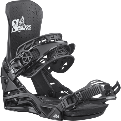 SALOMON District Pro Dustbox Snowboard Bindings Black 2027 Men's Snowboard Bindings Salomon 