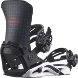 SALOMON District Snowboard Bindings Black/White 2027 Men's Snowboard Bindings Salomon 