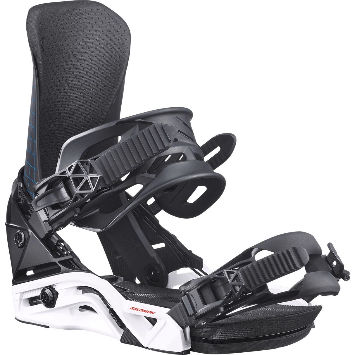 SALOMON District Snowboard Bindings Black/White 2027 Men's Snowboard Bindings Salomon 
