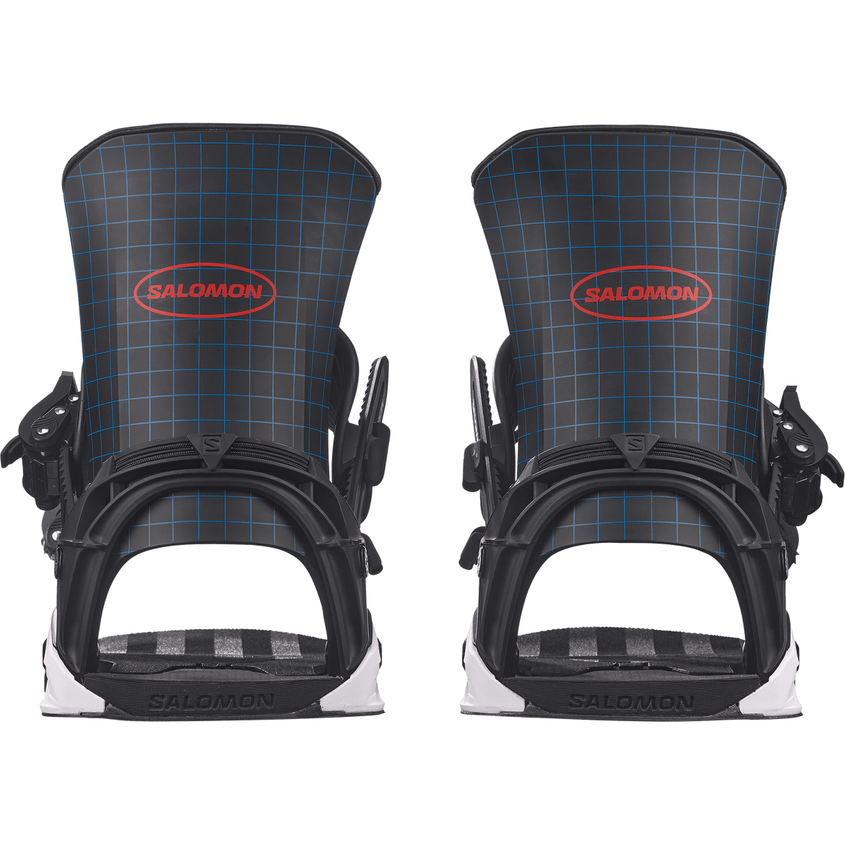SALOMON District Snowboard Bindings Black/White 2027 Men's Snowboard Bindings Salomon 