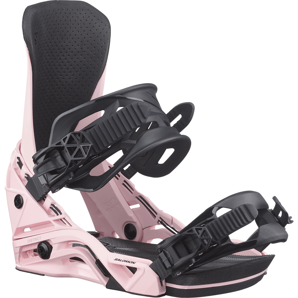 SALOMON Women's District Snowboard Bindings Icy Pink/Black 2027 Women's Snowboard Bindings Salomon 