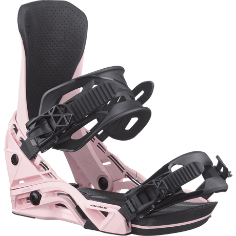 SALOMON Women's District Snowboard Bindings Icy Pink/Black 2027 Women's Snowboard Bindings Salomon 