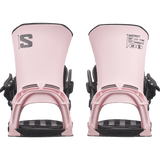 SALOMON Women's District Snowboard Bindings Icy Pink/Black 2027 Women's Snowboard Bindings Salomon 