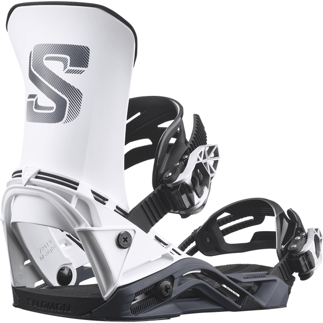 SALOMON District Snowboard Bindings White/Navy Blue 2027 Men's Snowboard Bindings Salomon 