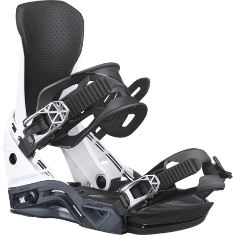 SALOMON District Snowboard Bindings White/Navy Blue 2027 Men's Snowboard Bindings Salomon 