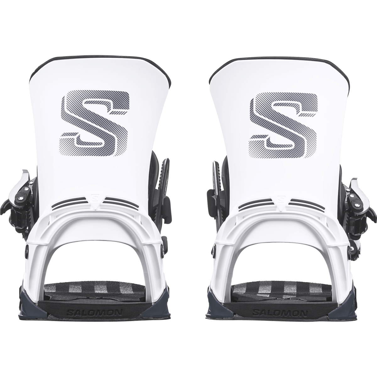 SALOMON District Snowboard Bindings White/Navy Blue 2027 Men's Snowboard Bindings Salomon 