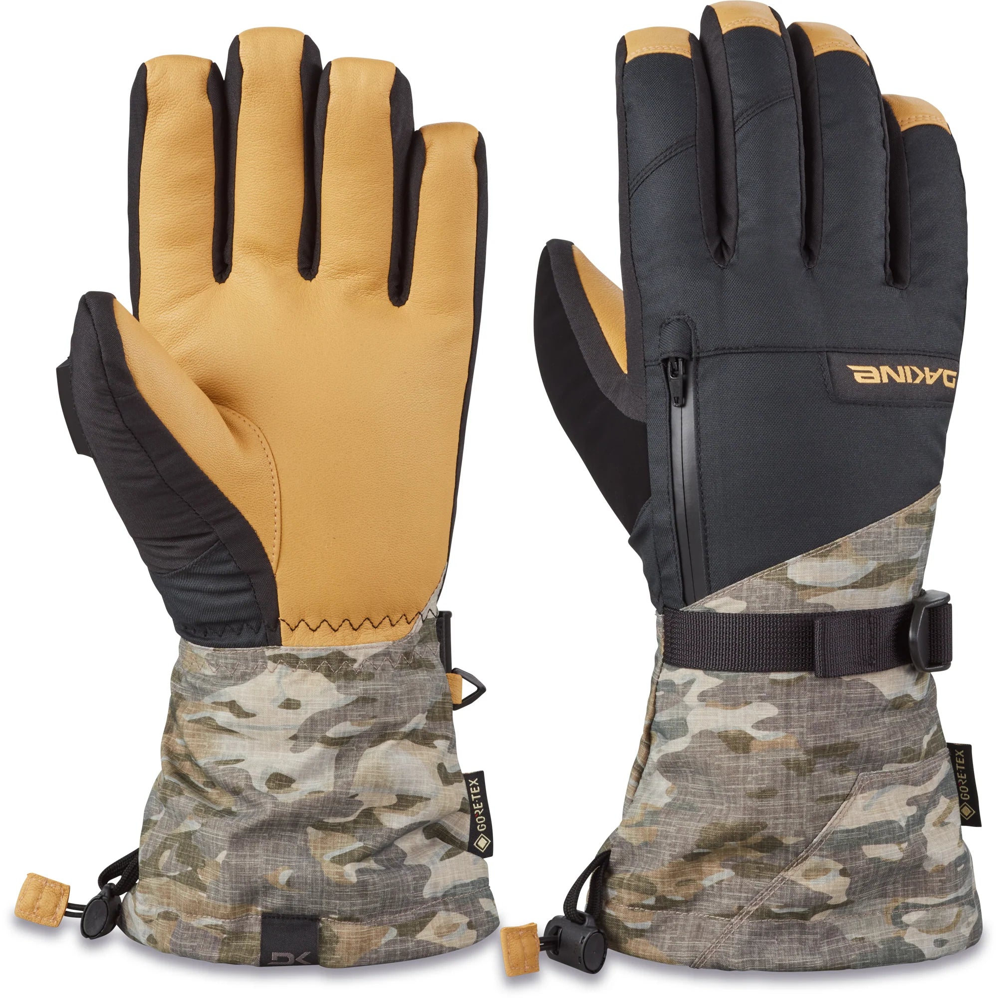 DAKINE Leather Titan GORE TEX Glove Vintage Camo Freeride Boardshop