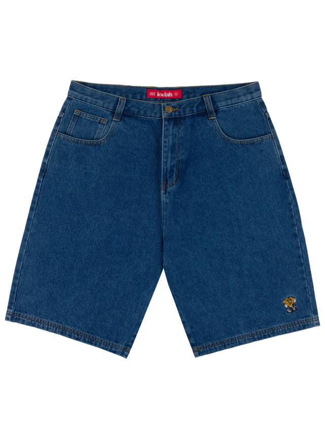 LOVIAH Heartman Denim Shorts Medium Indigo Wash Men's Walkshorts Loviah 