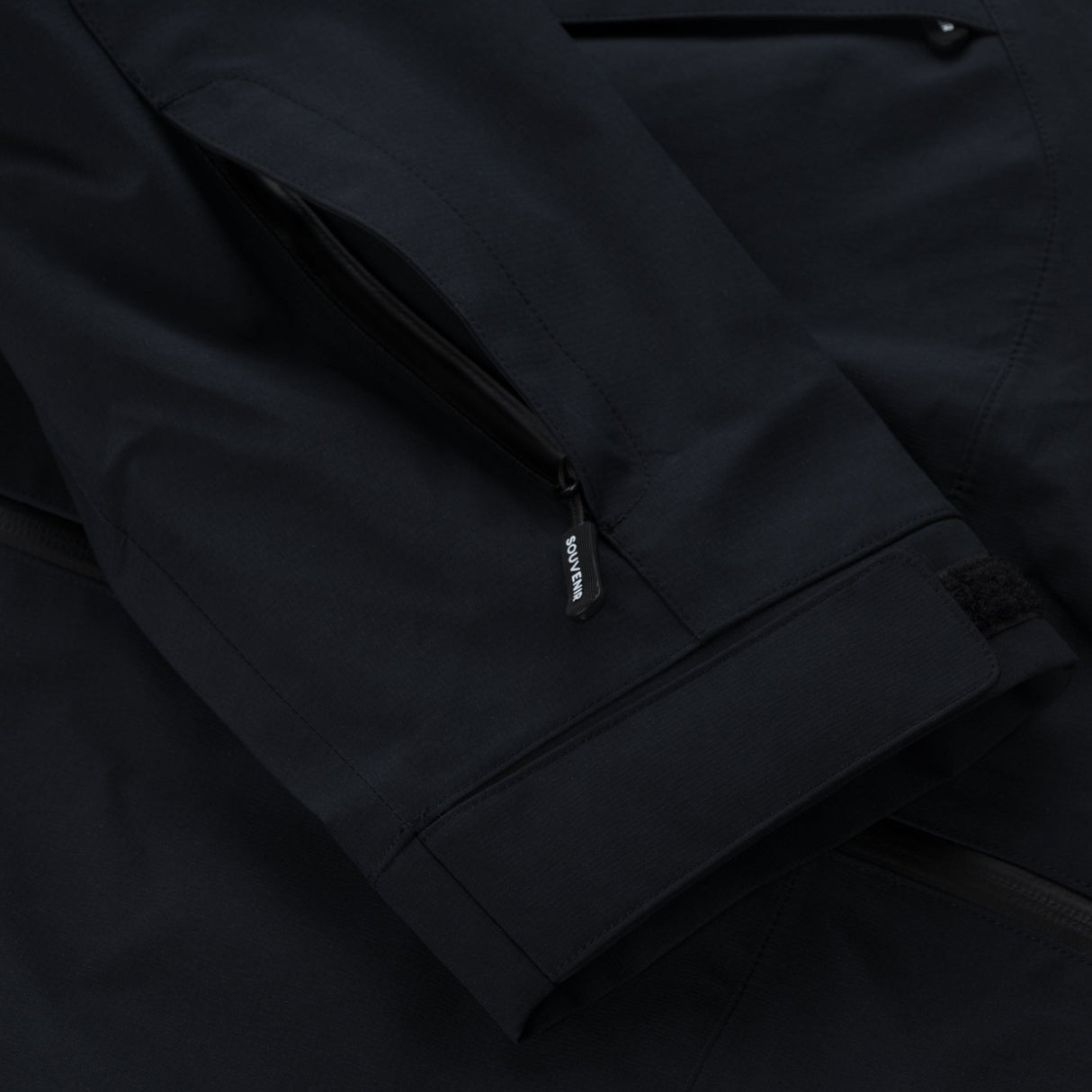 SOUVENIR 3 Ply Ripstop Shell Snowboard Jacket Black 2025 Men's Snow Jackets Souvenir 