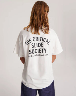 CRITICAL SLIDE Local T-Shirt Vintage White Men's Short Sleeve T-Shirts The Critical Slide Society 