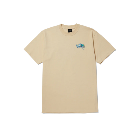 HUF Long Shot T-Shirt Wheat Men's Short Sleeve T-Shirts huf 