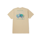 HUF Long Shot T-Shirt Wheat Men's Short Sleeve T-Shirts huf 