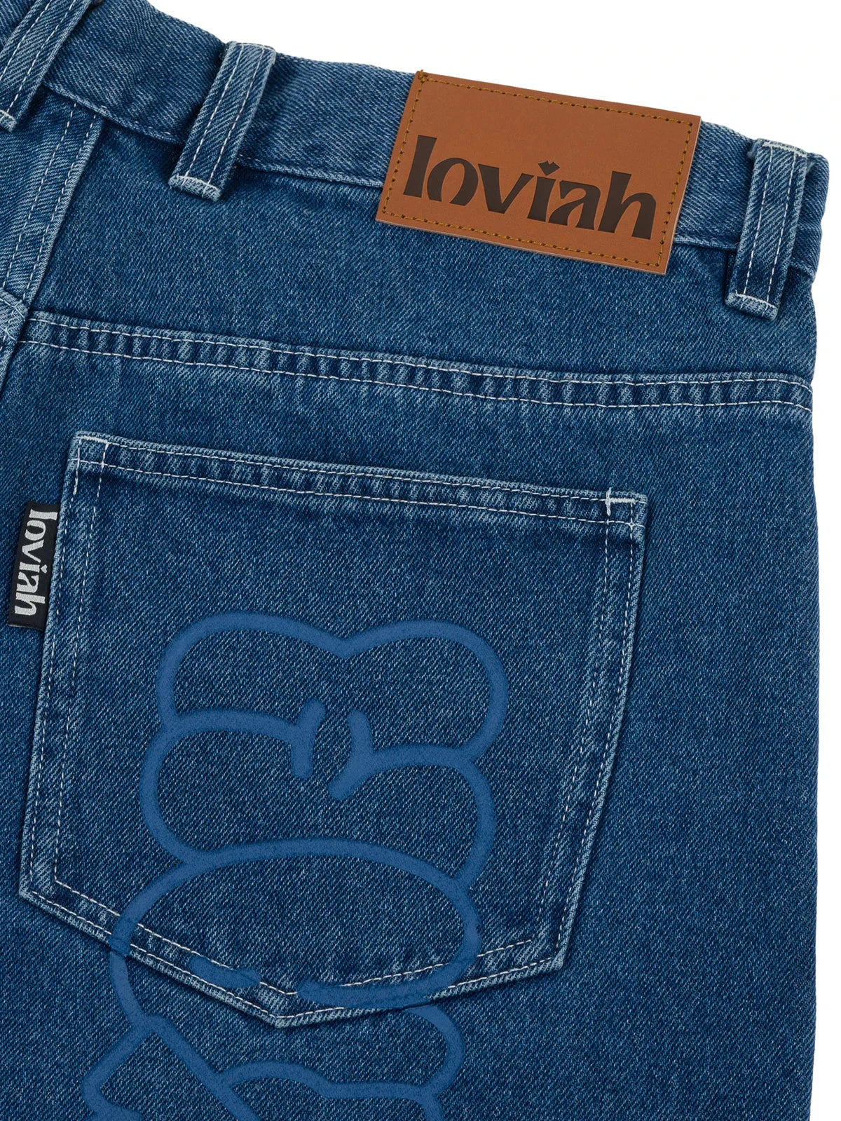 LOVIAH Jhorts Denim Shorts Indigo Medium Wash Men's Walkshorts Loviah 