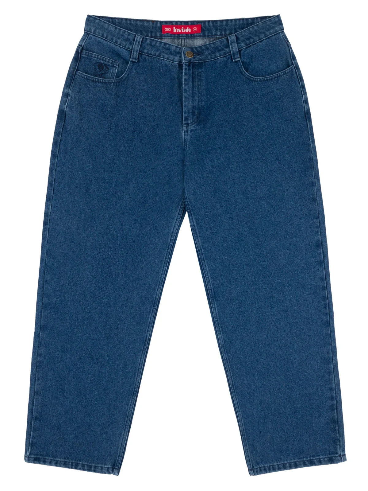 LOVIAH 1990 Baggy Denim Pants Indigo Medium Wash Men's Denim Loviah 