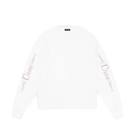 DIME Classic Veins Long Sleeve T-Shirt White Men's Long Sleeve T-Shirts Dime MTL 