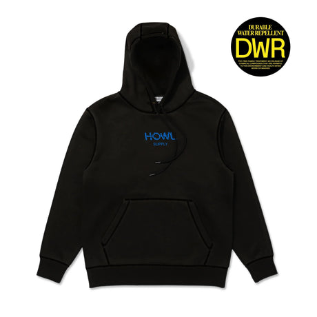 HOWL DWR Logo Pullover Hoodie Black Men's Pullover Hoodies Howl 
