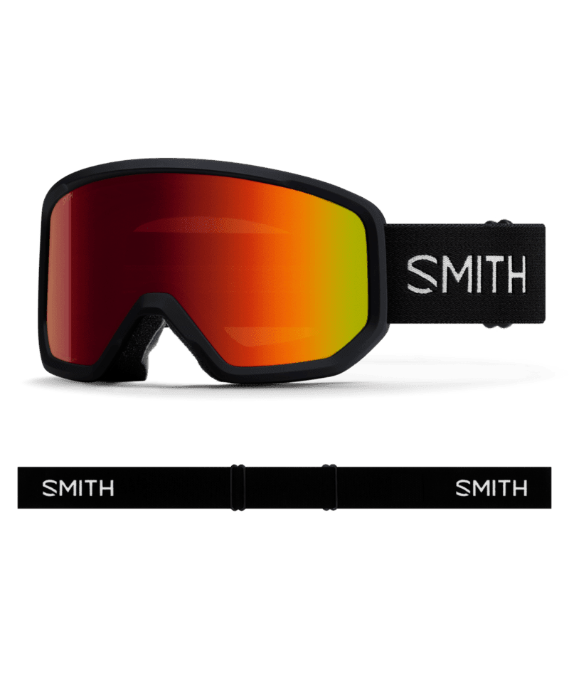 SMITH Transfer Black - Red Sol-X Snow Goggle Snow Goggles Smith 