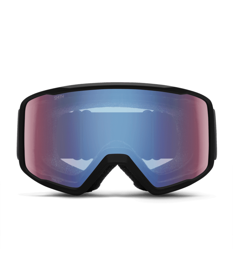 SMITH Tribute Black - Blue Sensor Mirror Snow Goggle Snow Goggles Smith 