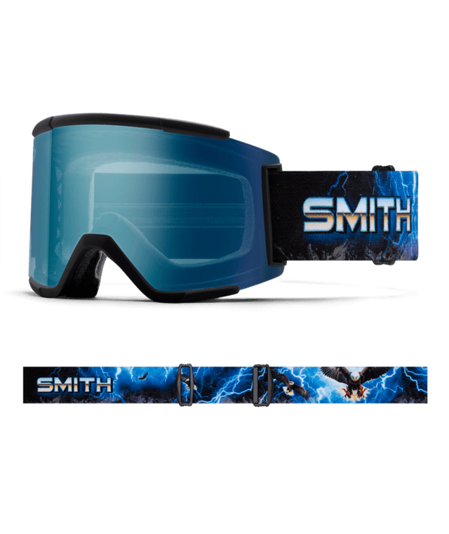 SMITH Squad XL Open Road - ChromaPop Everyday Blue Mirror + ChromaPop Storm Blue Sensor Mirror Snow Goggle Snow Goggles Smith 