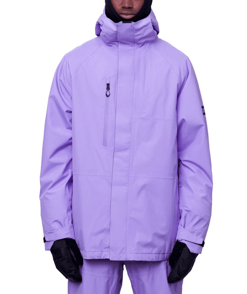 686 GORE-TEX Core Shell Snowboard Jacket Violet 2024 Men's Snow Jackets 686 