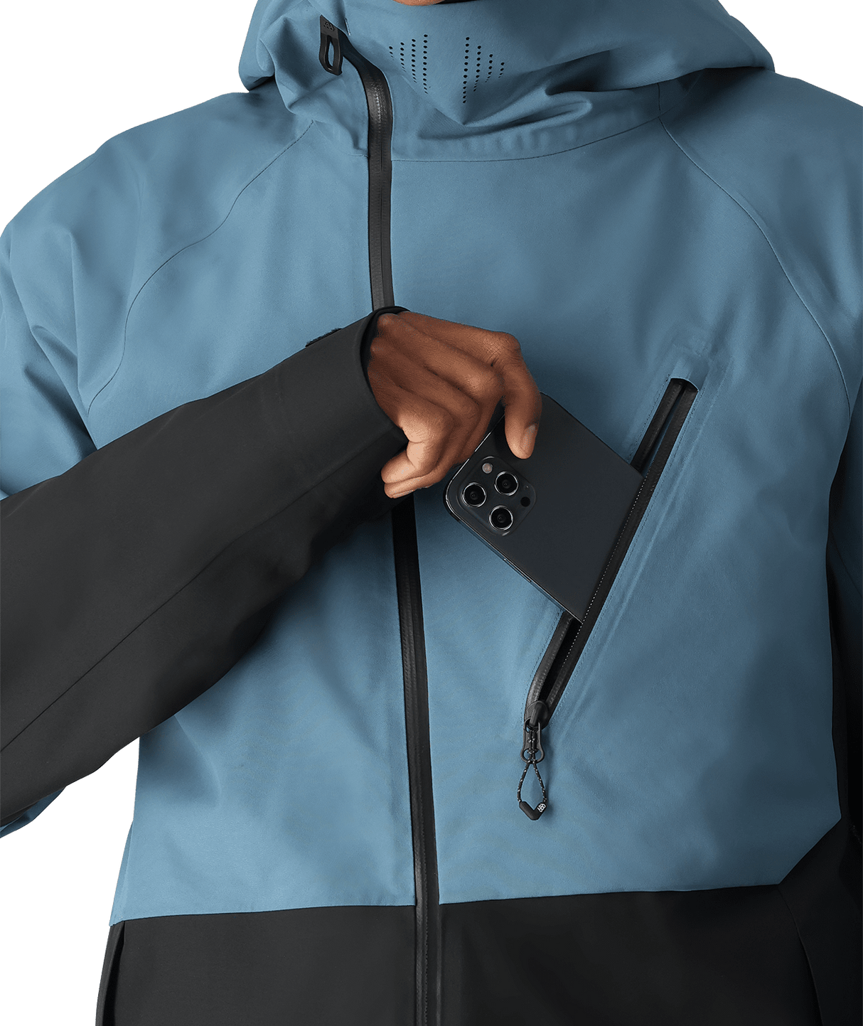 686 Hydra Thermagraph Snowboard Jacket Stellar Blue Colourblock 2025 Men's Snow Jackets 686 