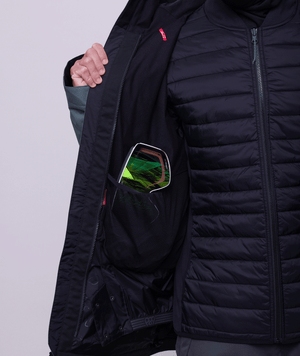 686 Smarty 3-In-1 Form Snowboard Jacket Cypress Green Colourblock 2024 Men's Snow Jackets 686 